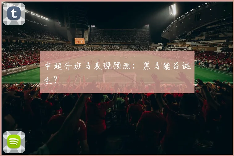 中超升班马表现预测：黑马能否诞生？